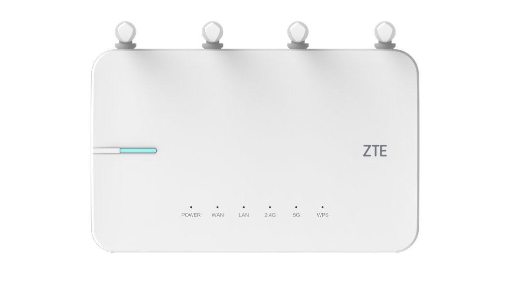 Router ZTE E1200 128MB 2.4/5 Ghz 1200 Mbps - 3x RJ-45 Blanco