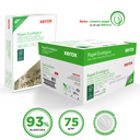 Papel Bond Xerox Ecológico Oficio 75 g/m² 93% de Blancura Caja con 10 Paquetes de 500 Hojas c/u