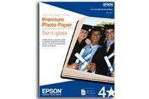 Epson Papel Premium Photo Semi-Gloss, 20 Hojas de Tamaño Carta(S041331-ML)
