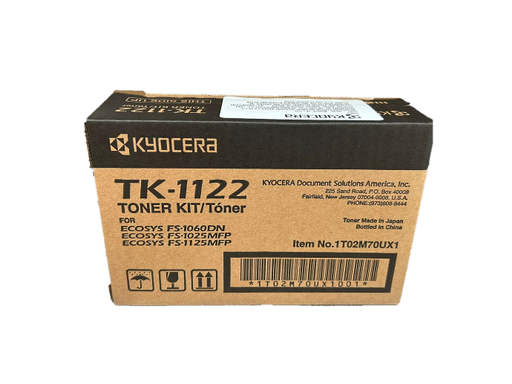 [1T02M70UX1] TONER KYOCERA TK-1122 NEGRO P/FS-1060/10 25MFP/1125MFP 3000 PAGINAS