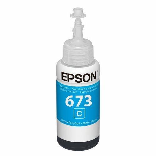 [T673220-AL] Botella De Tinta Original Epson Cyan para L800, T673220-AL