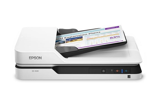 [B11B239201] Escáner Epson DS-1630-25ppm,USB3.0,Dúplex,Blanco/B11B239201