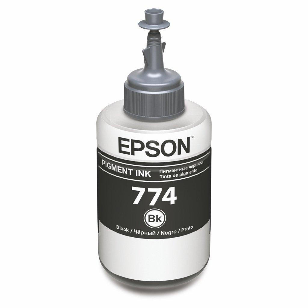 Botella de tinta Epson Negro Original Alta Calidad y Rendimiento/ T774120-AL