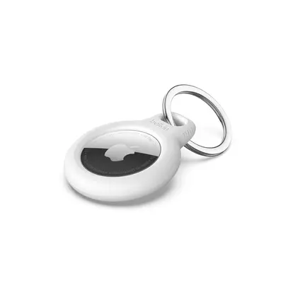 SECURE HOLDER CON LLAVERO P/ AIRTAG BLANCO 