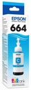 Botella de Tinta EcoTank Epson 664 Cyan 70ml (T664220-AL)