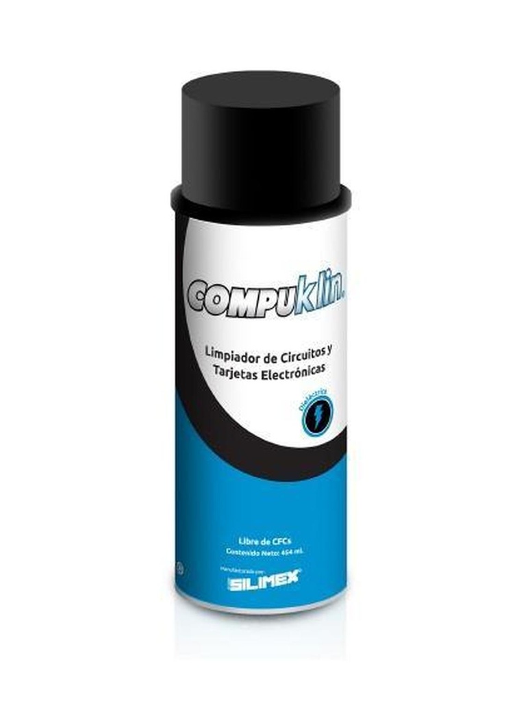 Silimex CompuKlin Limpiador de Circuitos y Tarjetas Electrónicas, 454ml(COMPUKLIN)