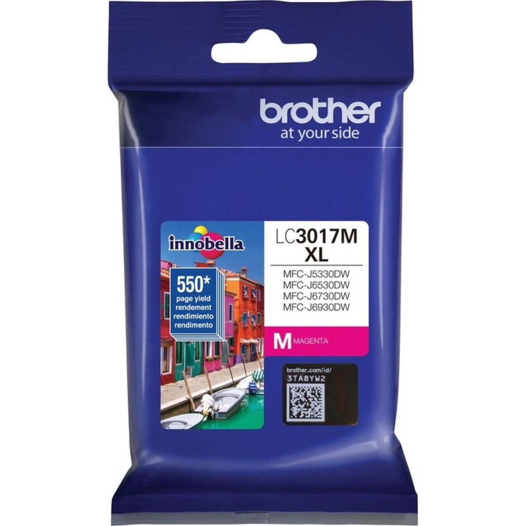 [LC3017M] Cartucho Brother LC3017M Magenta, 550 Páginas