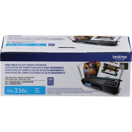 [TN336C] Tóner Brother TN-336C Cyan, 3500 Páginas(TN336C)