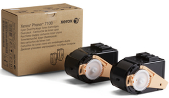 [106R02609] TONER CYAN P/PHASER 7100 9,000 PAGINAS PAQUETE DUAL 