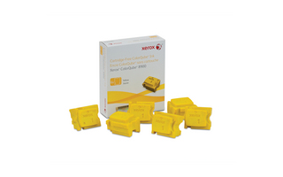 [108R01024] TINTA SOLIDA AMARILLA P/ COLORQUBE 8900 16,900 PAGINAS (6 BARRAS) TINTAS