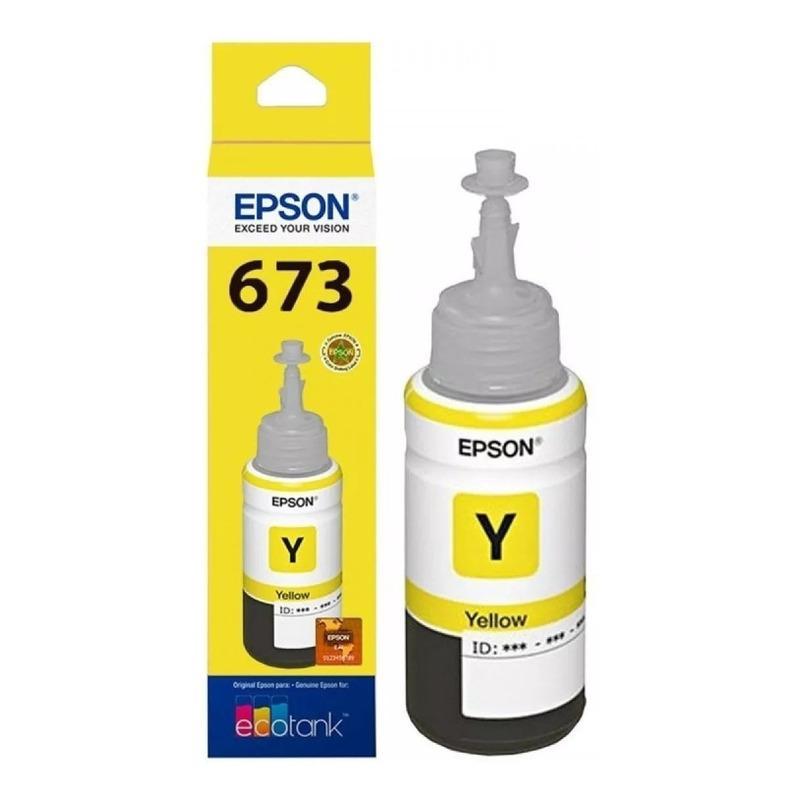[T673420-AL] Botella De Tinta Original Epson Amarillo Para L800 T673420