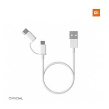 [15304] MI 2-IN-1 USB CABLE (MICRO USB TO TYPE C) 30 CM