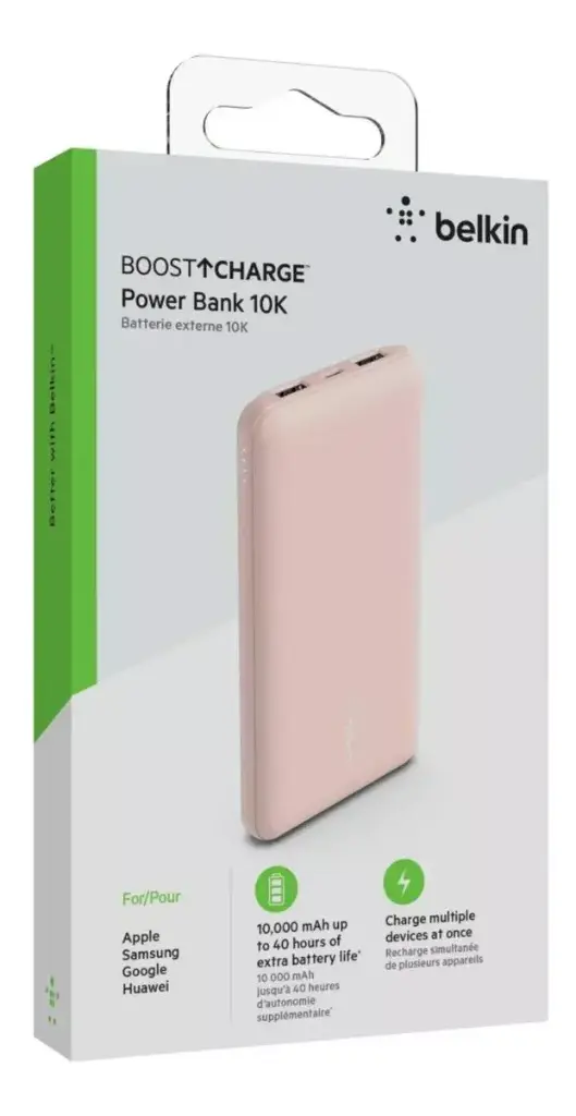 [BPB011BTRG] Power Bank Belkin Rosa 10000 mAh / BPB011BTRG