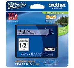 [TZE131] CINTA NEGRO/TRANSAPARENTE P/PT300/310B/ 330/530
