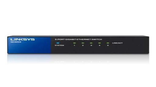[SE3005] Switch Linksys Gigabit Ethernet SE3005, 5 Puertos - No Administrable
