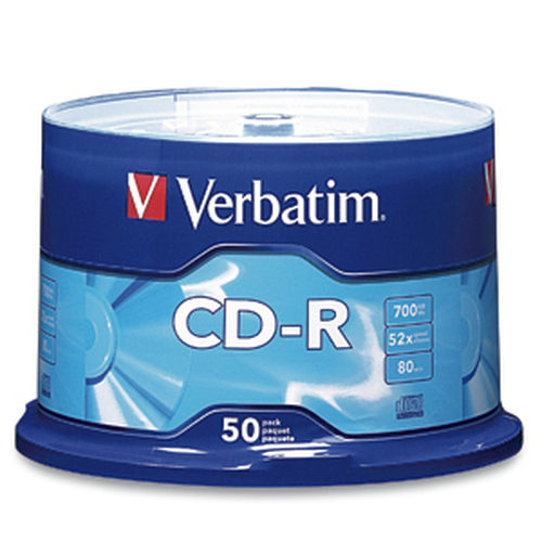 [94691] D-R Verbatim 700 MB - 80 Minutos 50 piezas / 94691