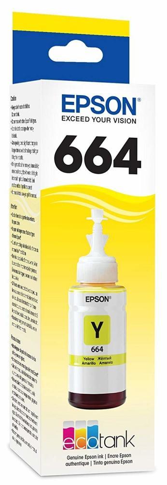 [T664420-AL] Tanque de Tinta (EcoTank) Epson 664 Amarillo 70ml(T664420-AL)