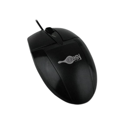 [EL-994121] Mouse Óptico Alambrico Easyline,Alámbrico,USB,Negro/EL994121(EL-994121)