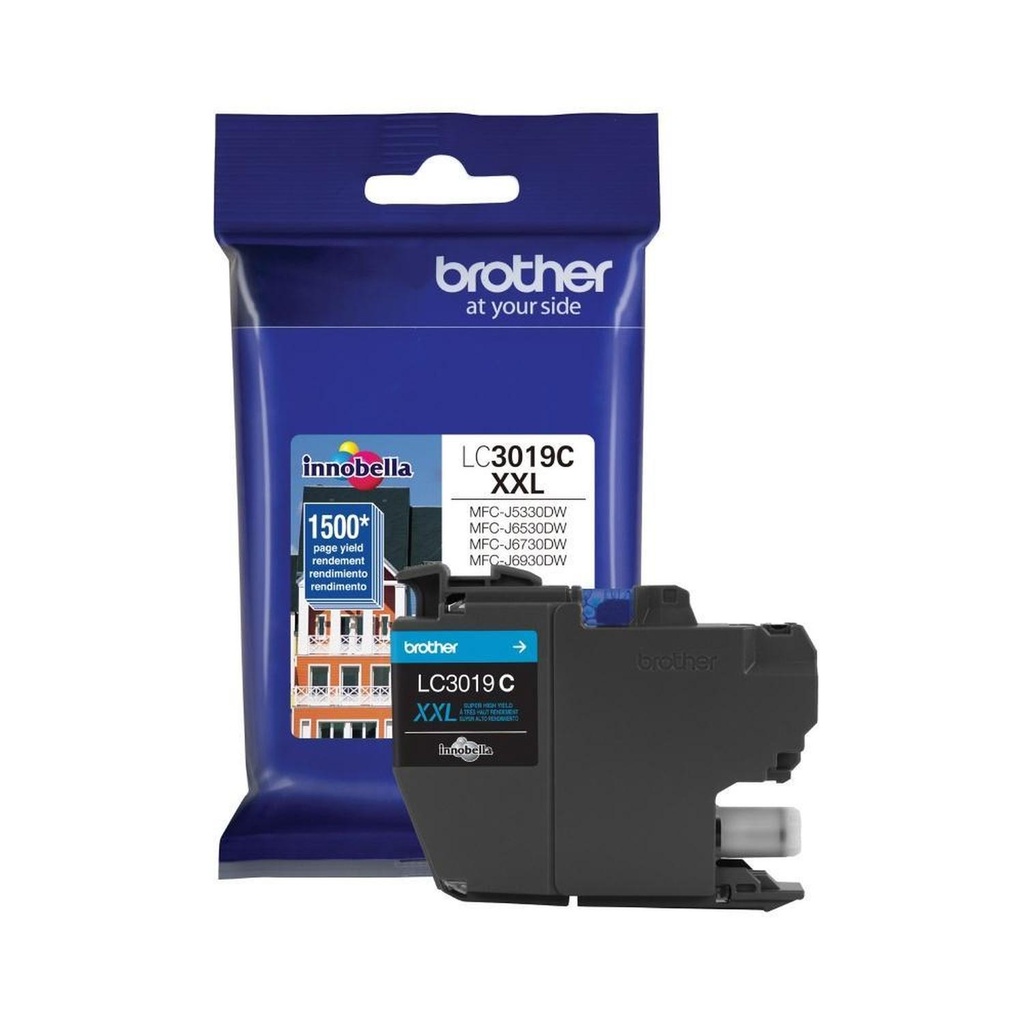 [LC3019C] Cartucho Brother de Super Alto Rendimiento LC3019C Cyan, 1500 Páginas